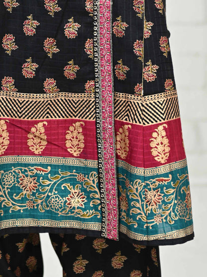 2 Piece Lawn Texture Suit- Embroidered (Pret)