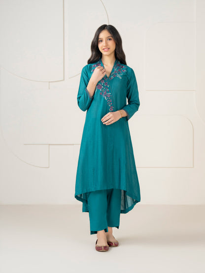 2 Piece Lawn Suit-Embroidered