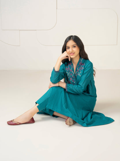 2 Piece Lawn Suit-Embroidered