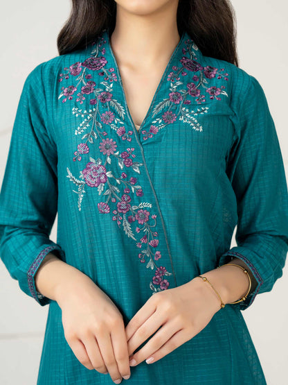 2 Piece Lawn Suit-Embroidered