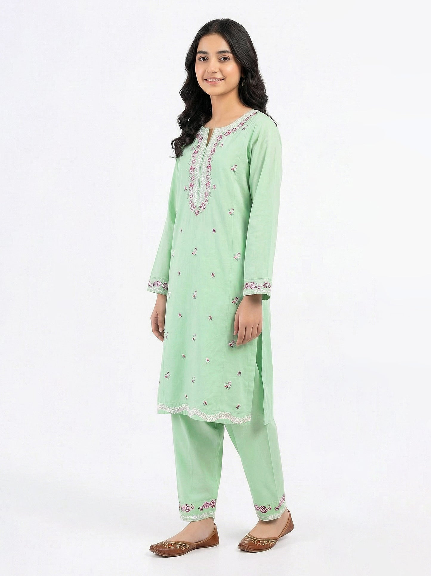 2 Piece Lawn Suit- Embroidered (Pret)