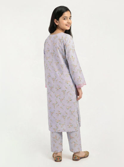 2 Piece Viscose Suit- Embroidered (Pret)