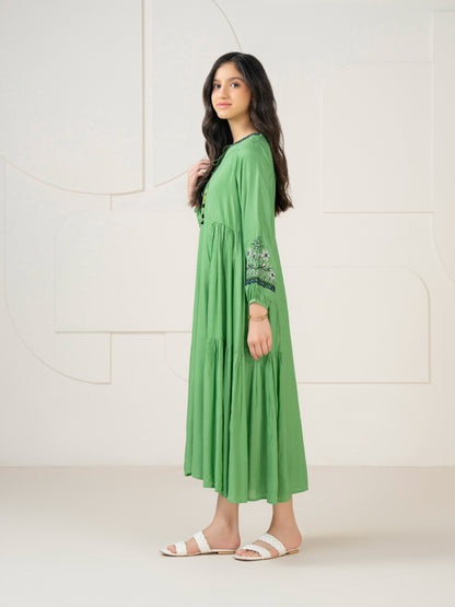 Lawn Frock-Embroidered
