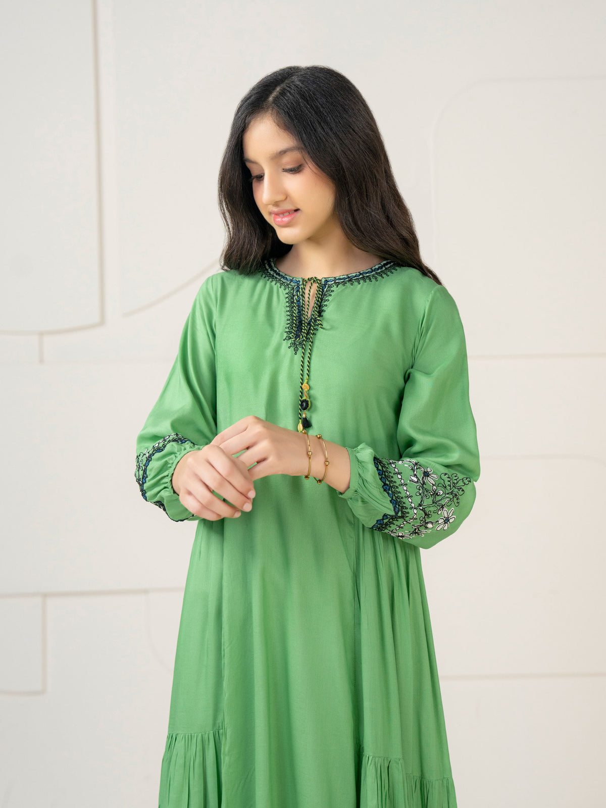 Lawn Frock-Embroidered
