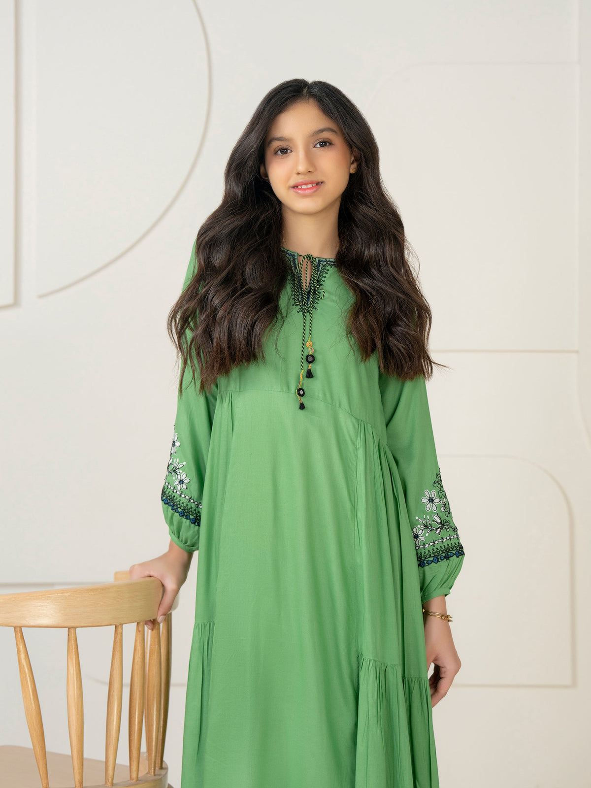 Lawn Frock-Embroidered