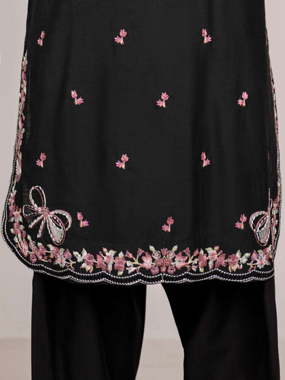 2 Piece Cotton Net Suit- Embroidered (Pret)