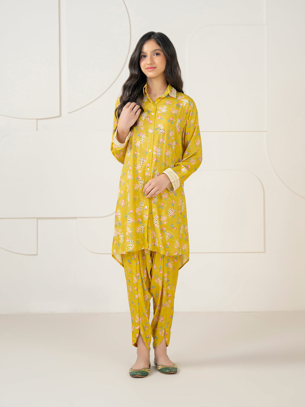 2 Piece Lawn Suit-Embroidered
