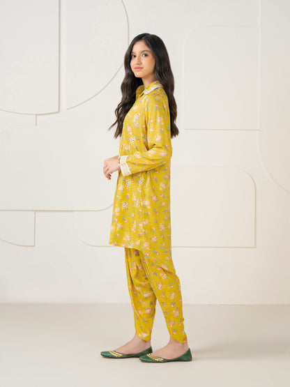 2 Piece Lawn Suit-Embroidered
