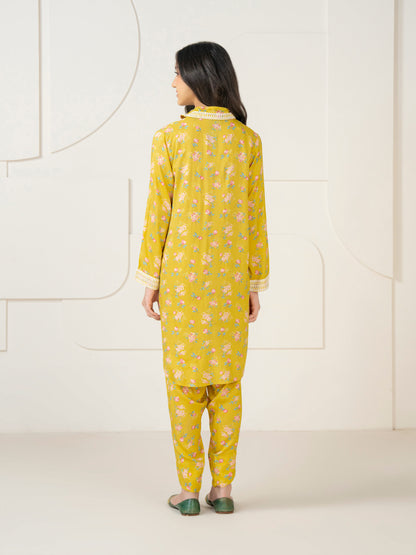 2 Piece Lawn Suit-Embroidered