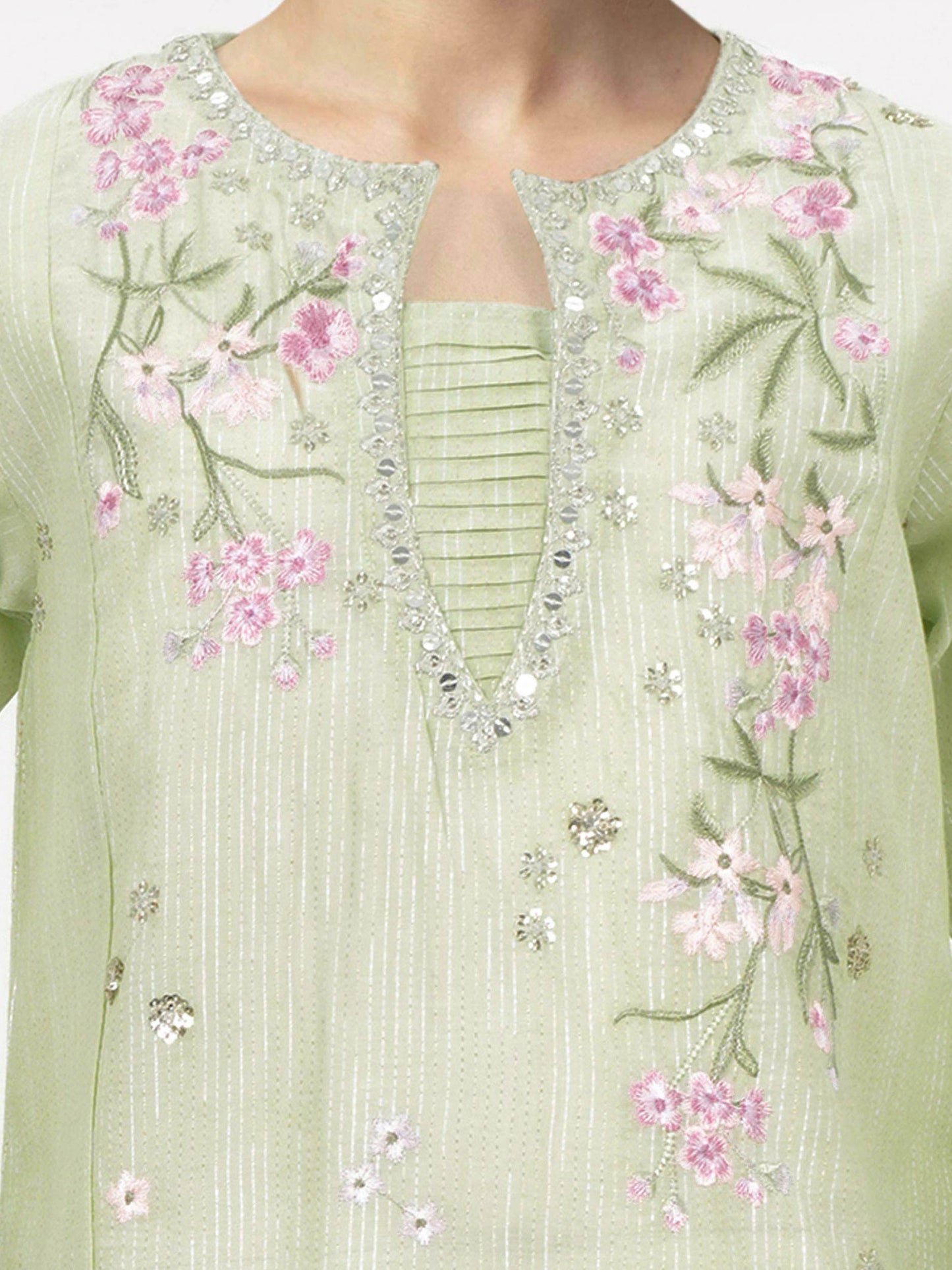 2 Piece Lawn Masoori Suit- Embroidered (Pret)