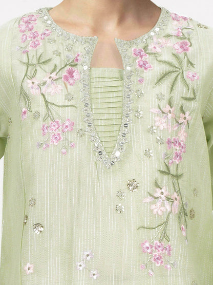 2 Piece Lawn Masoori Suit- Embroidered (Pret)