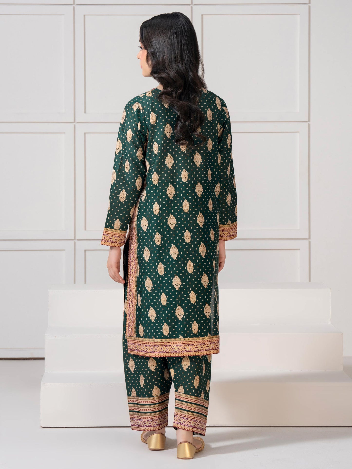 2 Piece Lawn Suit-Embroidered