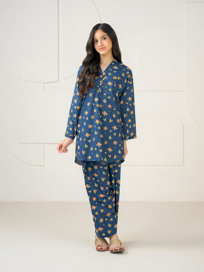 2 Piece Lawn Suit-Printed