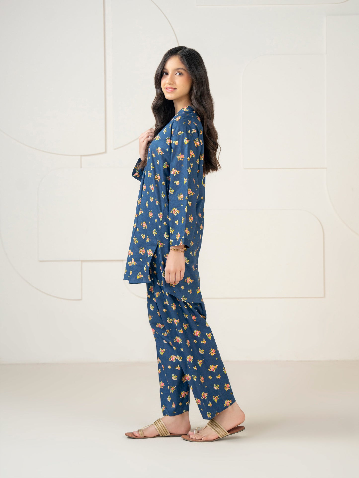 2 Piece Lawn Suit-Printed