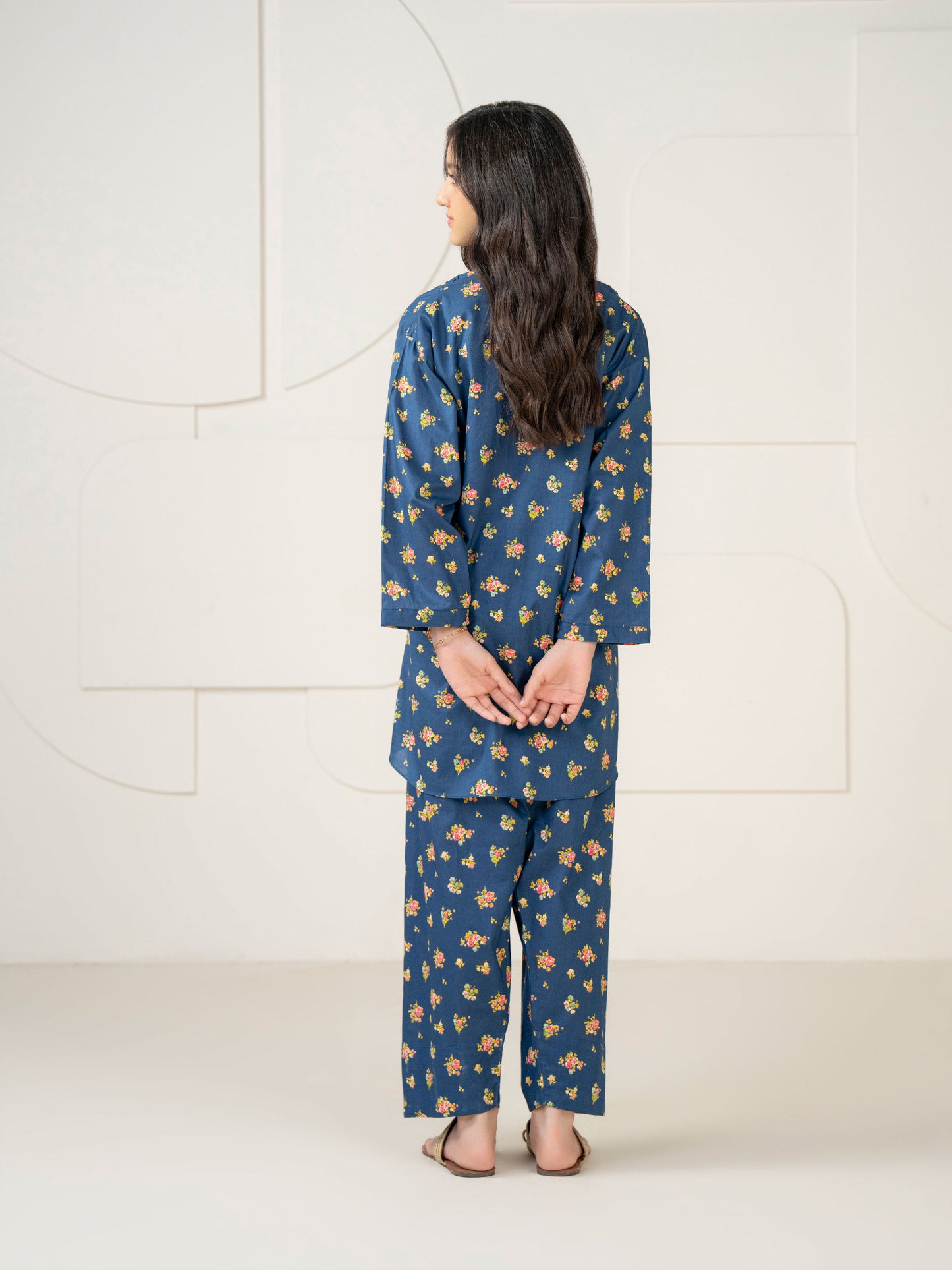 2 Piece Lawn Suit-Printed
