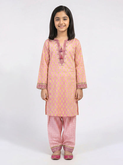 2 Piece Lawn Suit- Embroidered (Pret)