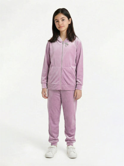 Velour Co ord Set- Embellished