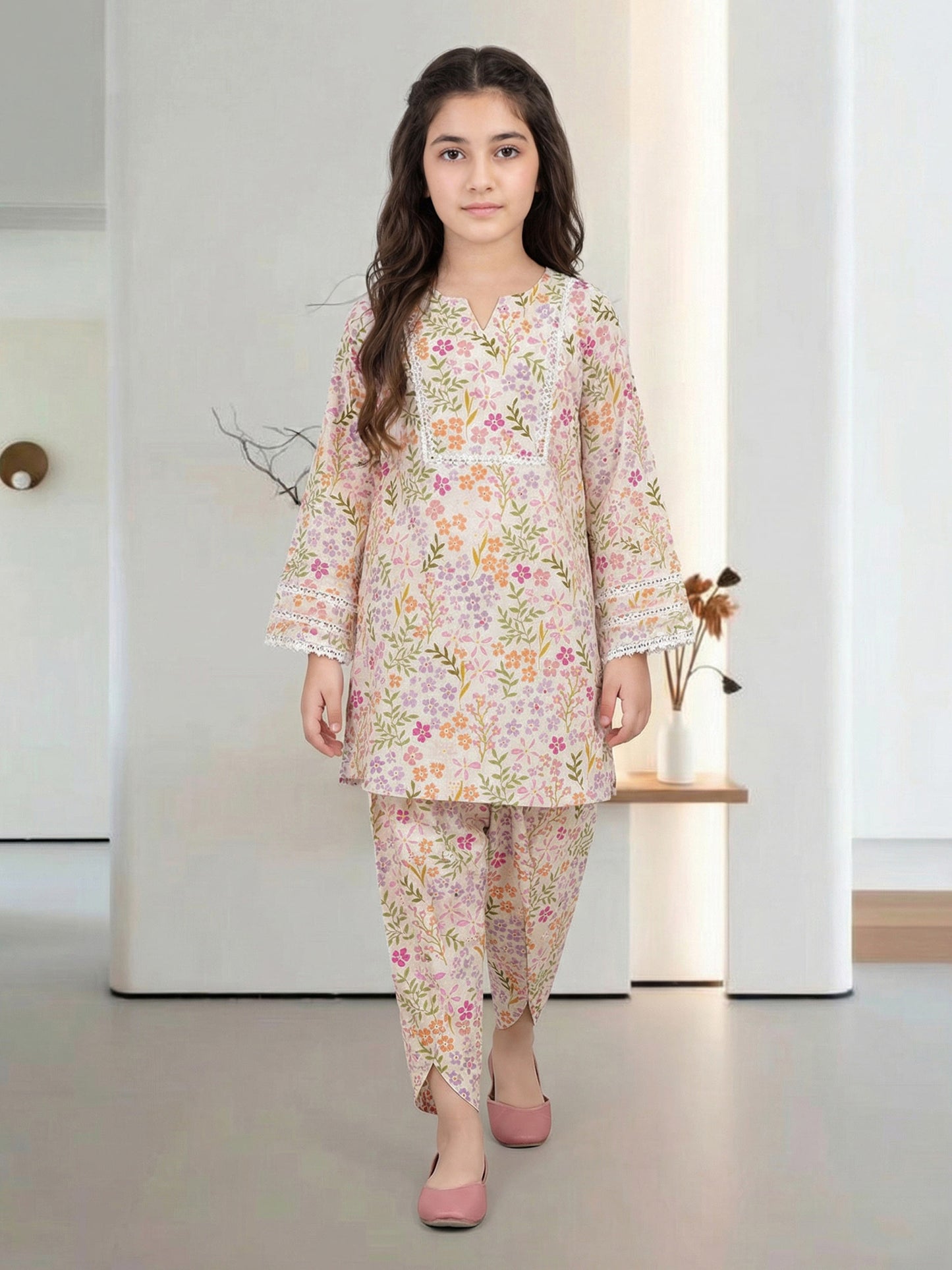 2 Piece Lawn Suit (Pret)