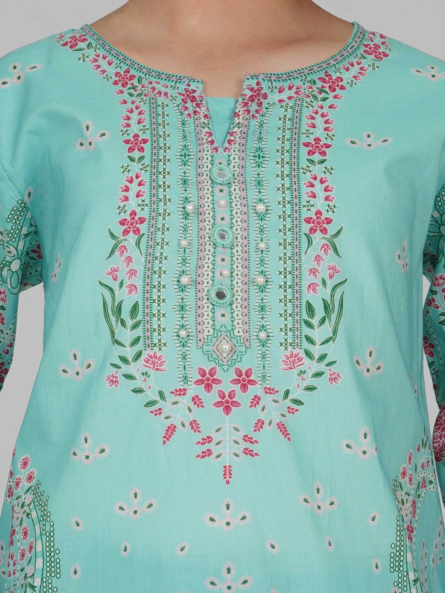 2 Piece Lawn Suit- Embroidered (Pret)