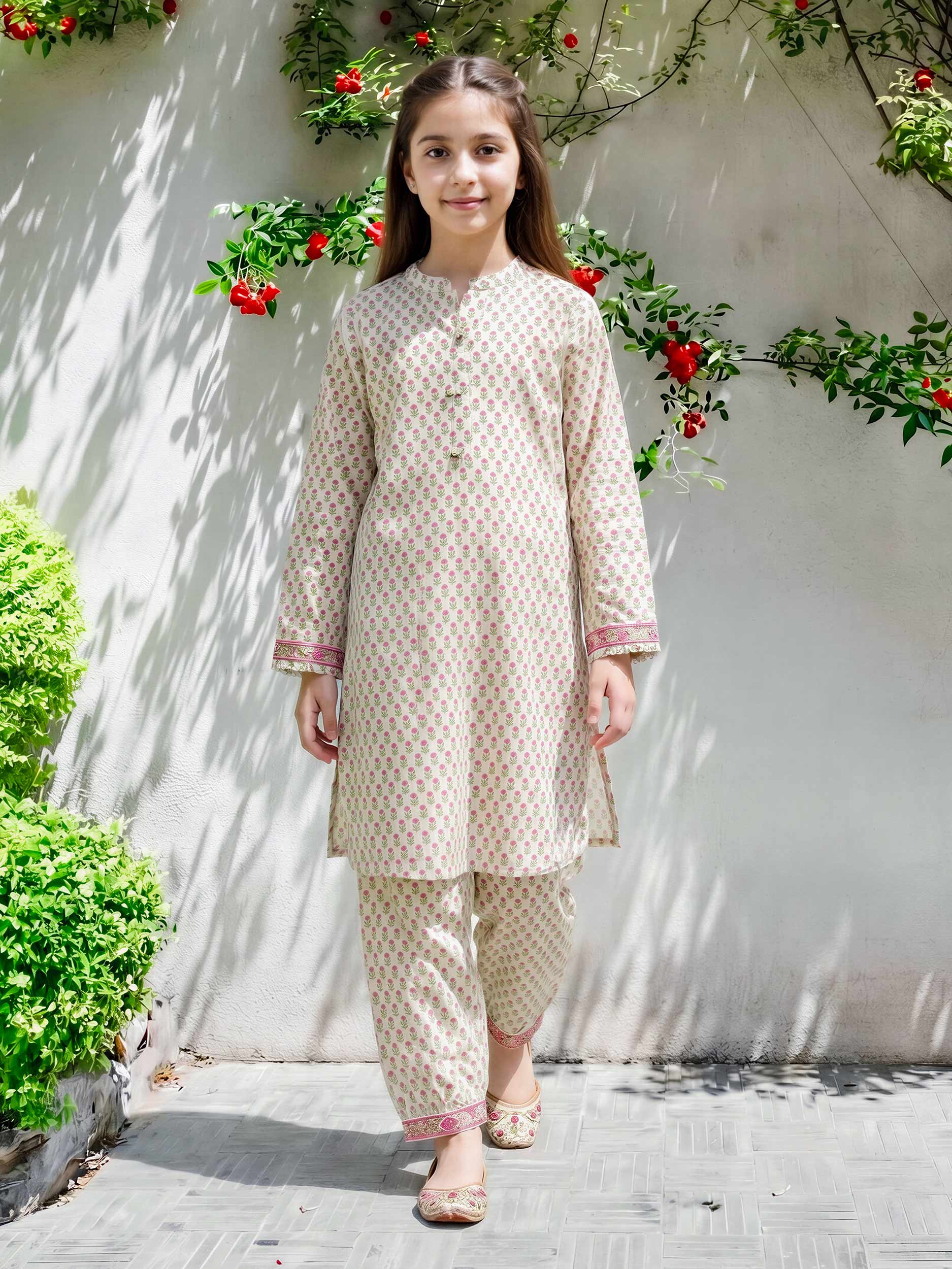 2 Piece Lawn Suit (Pret)