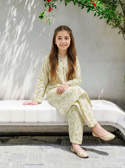 2 Piece Cambric Suit (Pret)