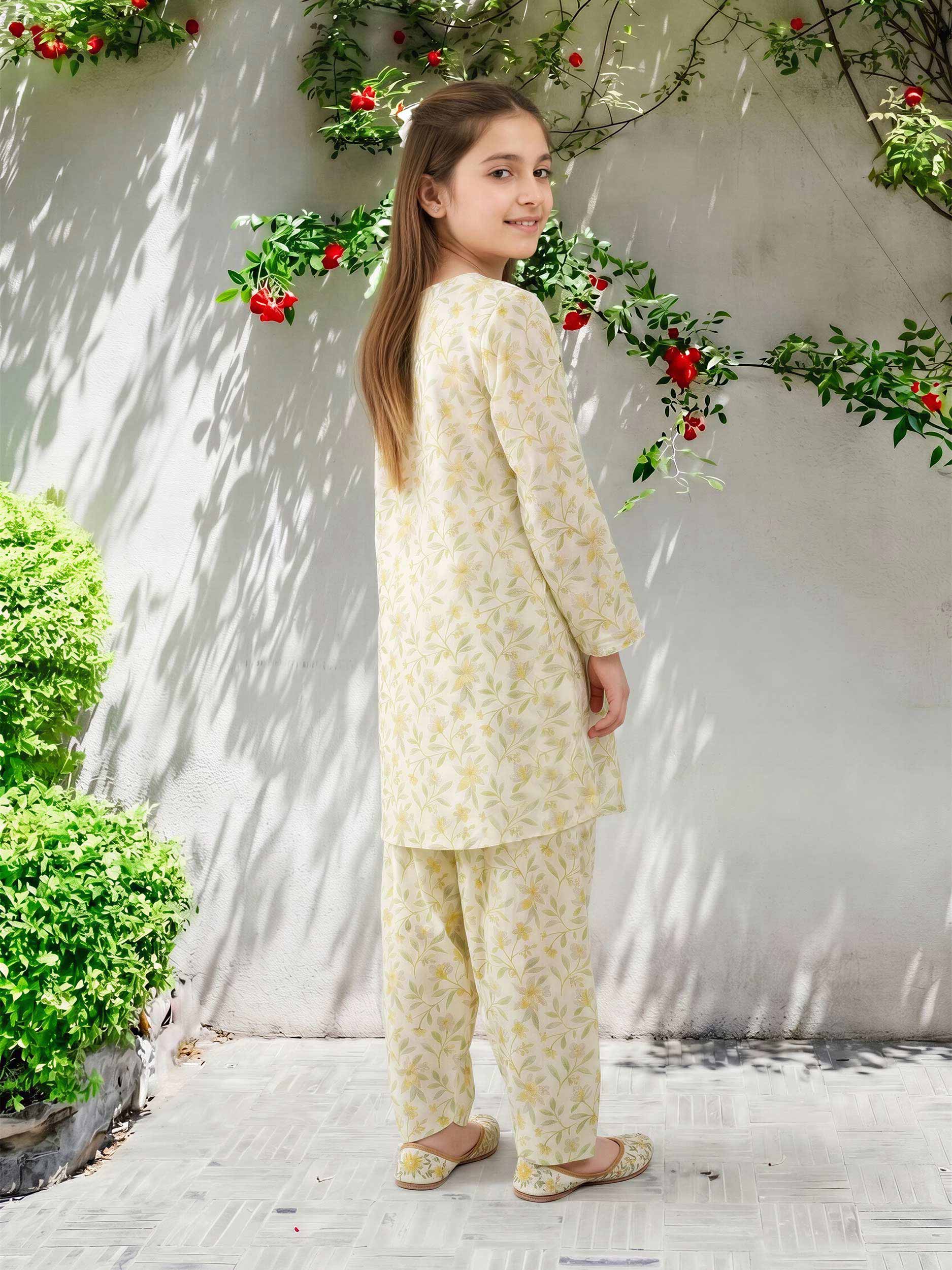 2 Piece Cambric Suit (Pret)