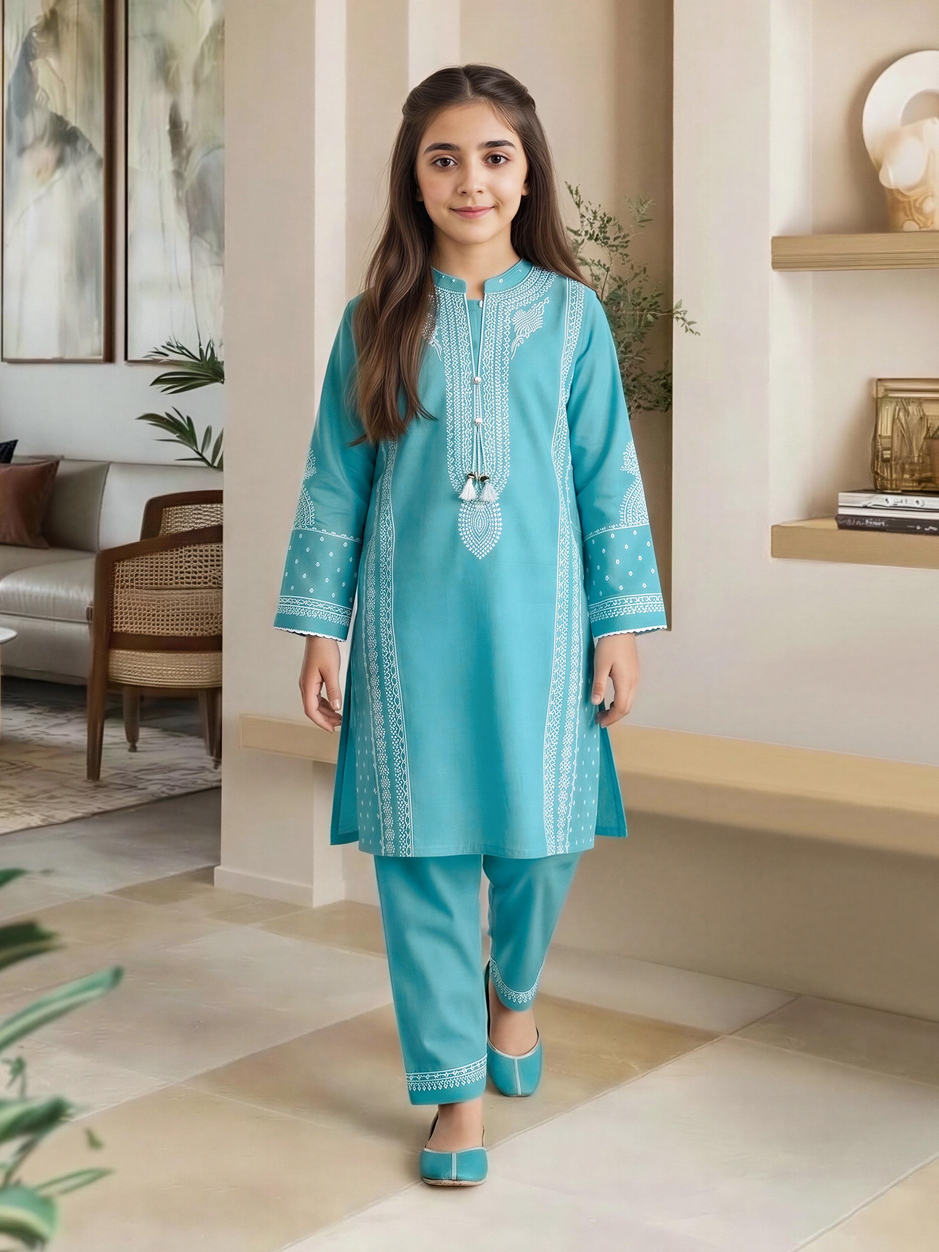 2 Piece Lawn Suit (Pret)