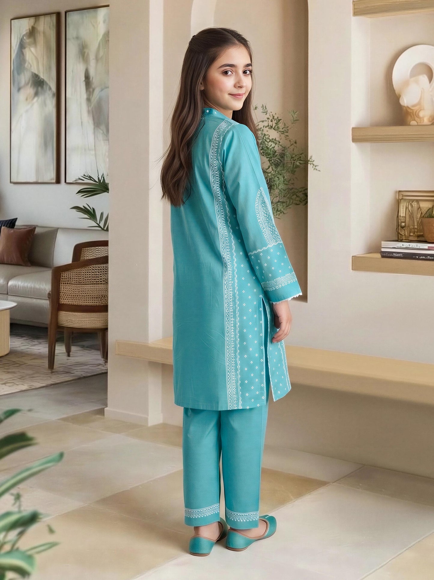 2 Piece Lawn Suit (Pret)