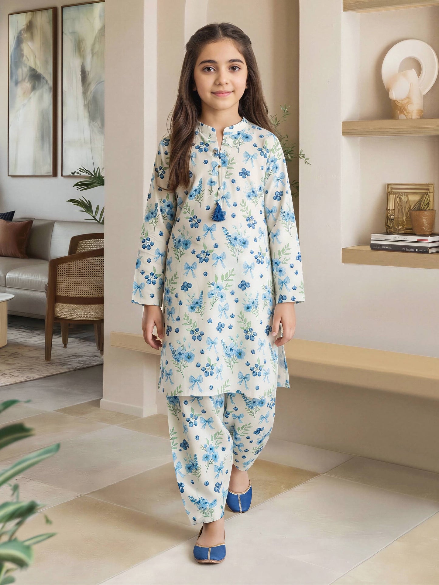 2 Piece Lawn Suit (Pret)