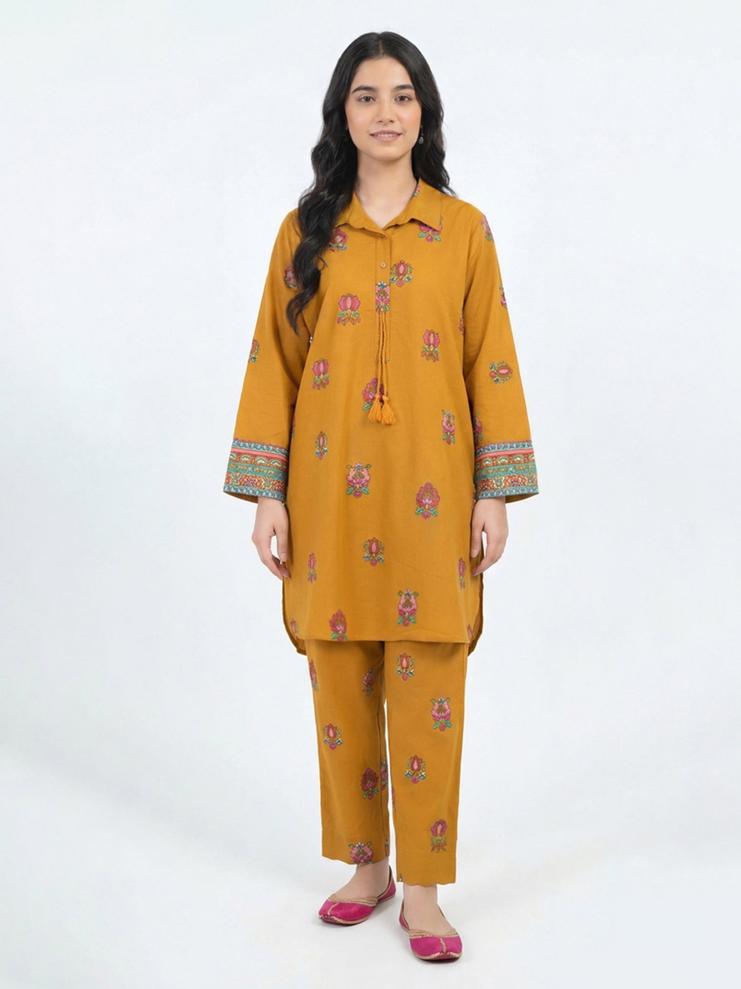 2 Piece Cambric Suit (Pret)