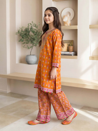 2 Piece Lawn Suit- Embroidered (Pret)