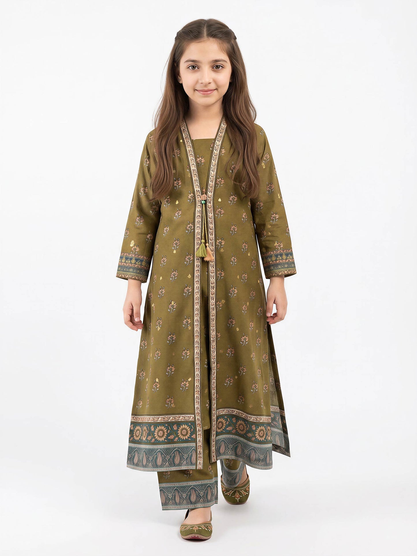 2 Piece Lawn Suit- Embroidered (Pret)