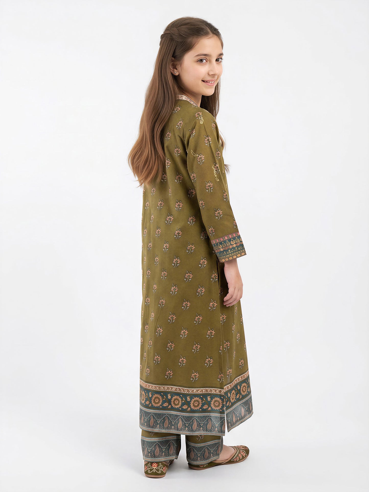 2 Piece Lawn Suit- Embroidered (Pret)