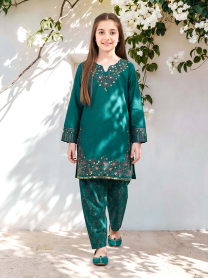 2 Piece Lawn Suit- Embroidered (Pret)