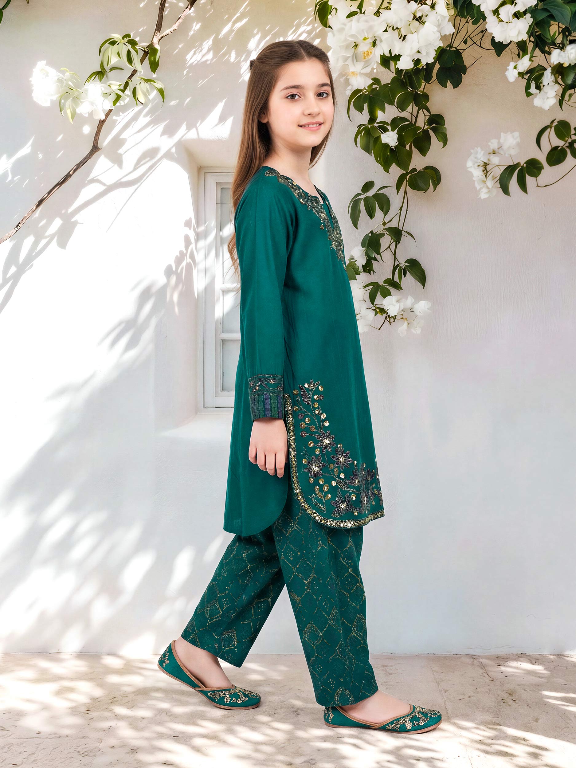 2 Piece Lawn Suit- Embroidered (Pret)