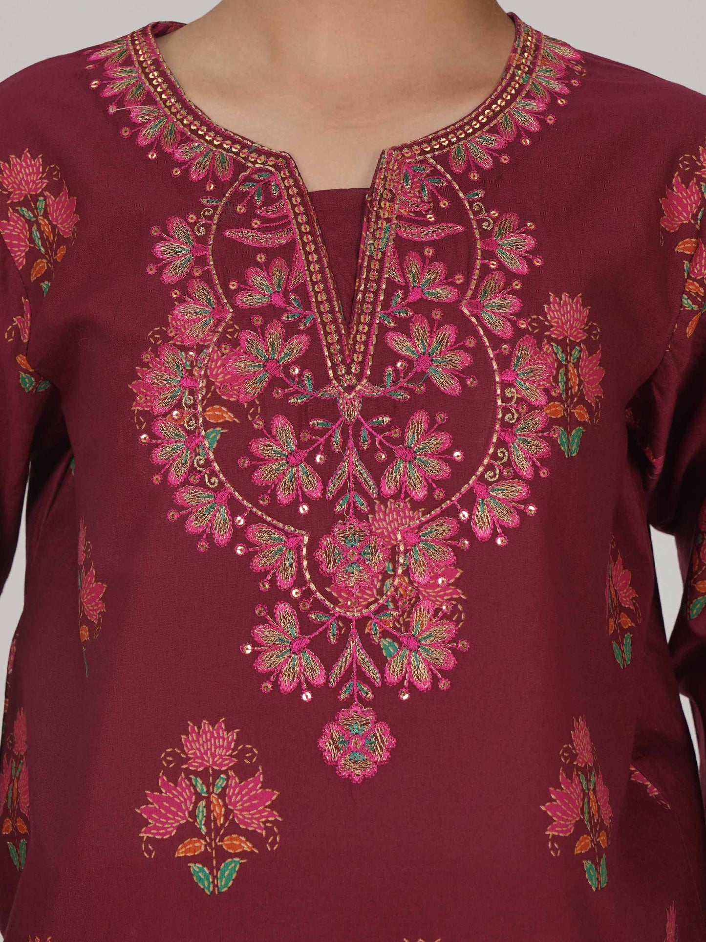 2 Piece Lawn Suit- Embroidered (Pret)
