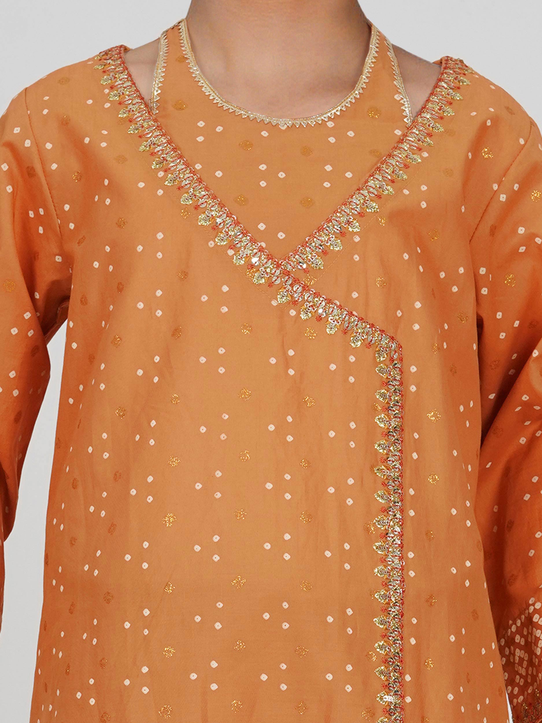 2 Piece Lawn Slub Suit- Embroidered (Pret)