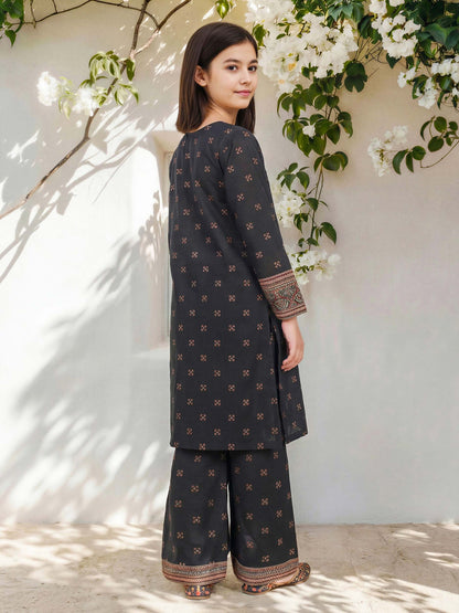 2 Piece Cambric Suit- Embroidered (Pret)