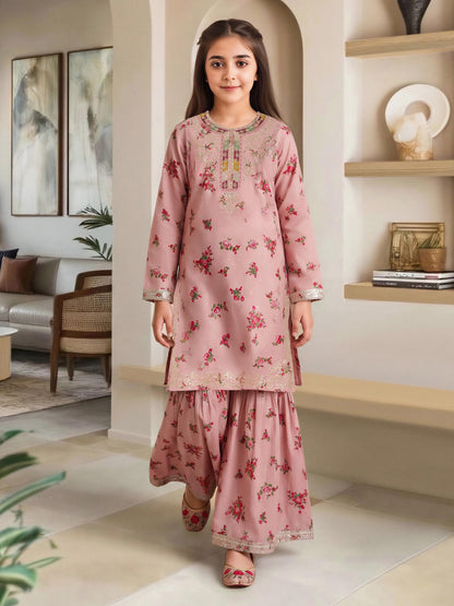 2 Piece Lawn Suit- Embroidered (Pret)