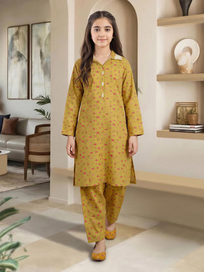 2 Piece Lawn Suit- Embroidered (Pret)