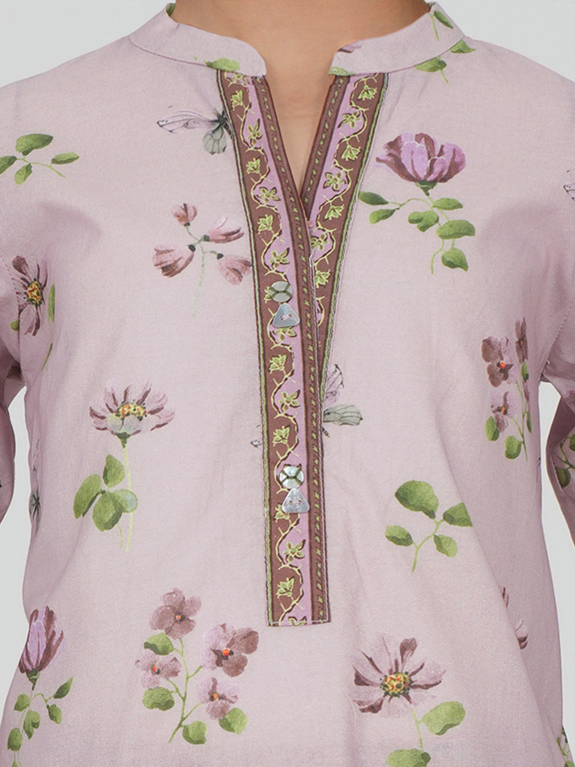 2 Piece Lawn Suit- (Pret)