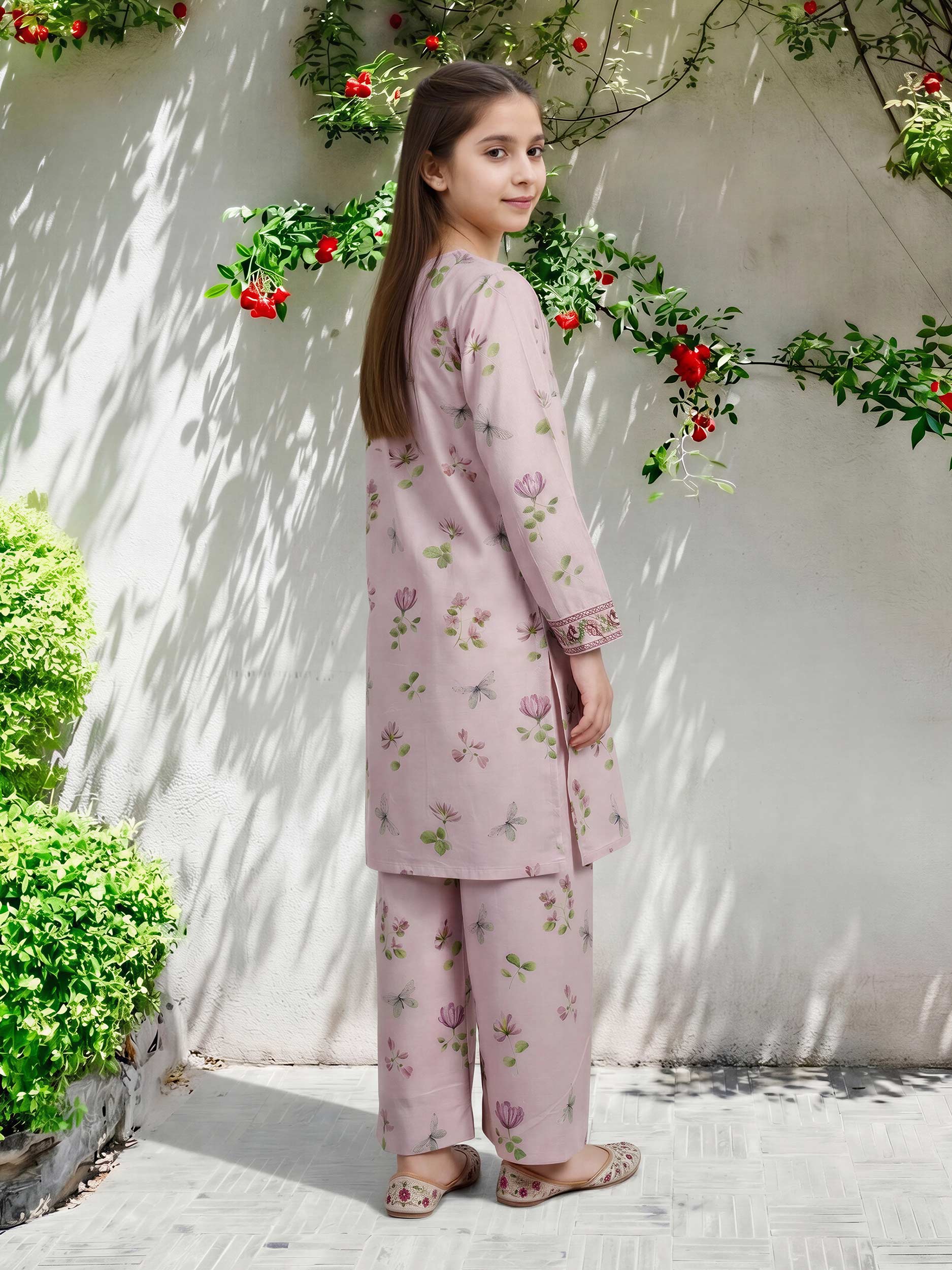 2 Piece Lawn Suit- (Pret)
