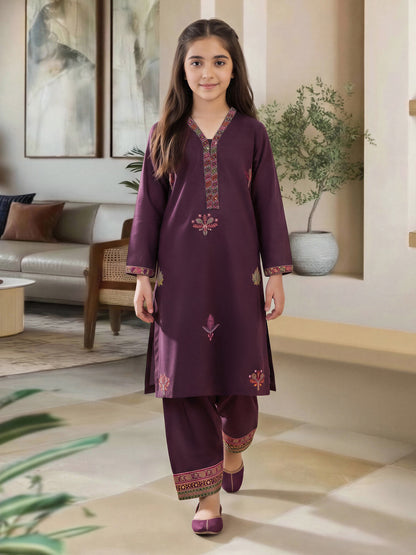 2 Piece Lawn Suit- Embroidered (Pret)