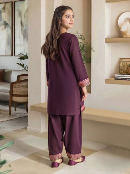 2 Piece Lawn Suit- Embroidered (Pret)