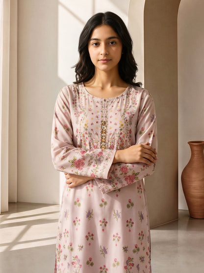 2 Piece Silk Suit (Pret)