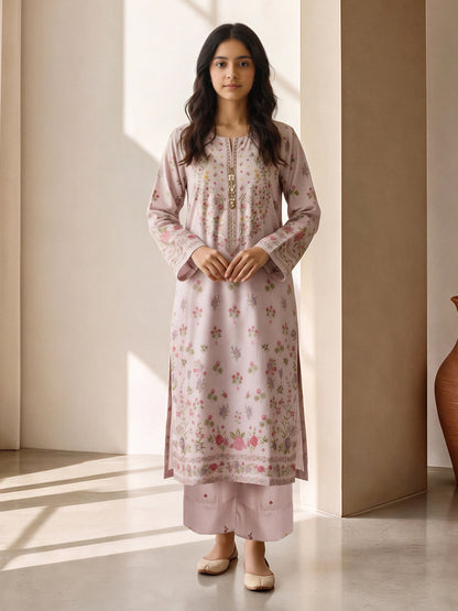 2 Piece Silk Suit (Pret)