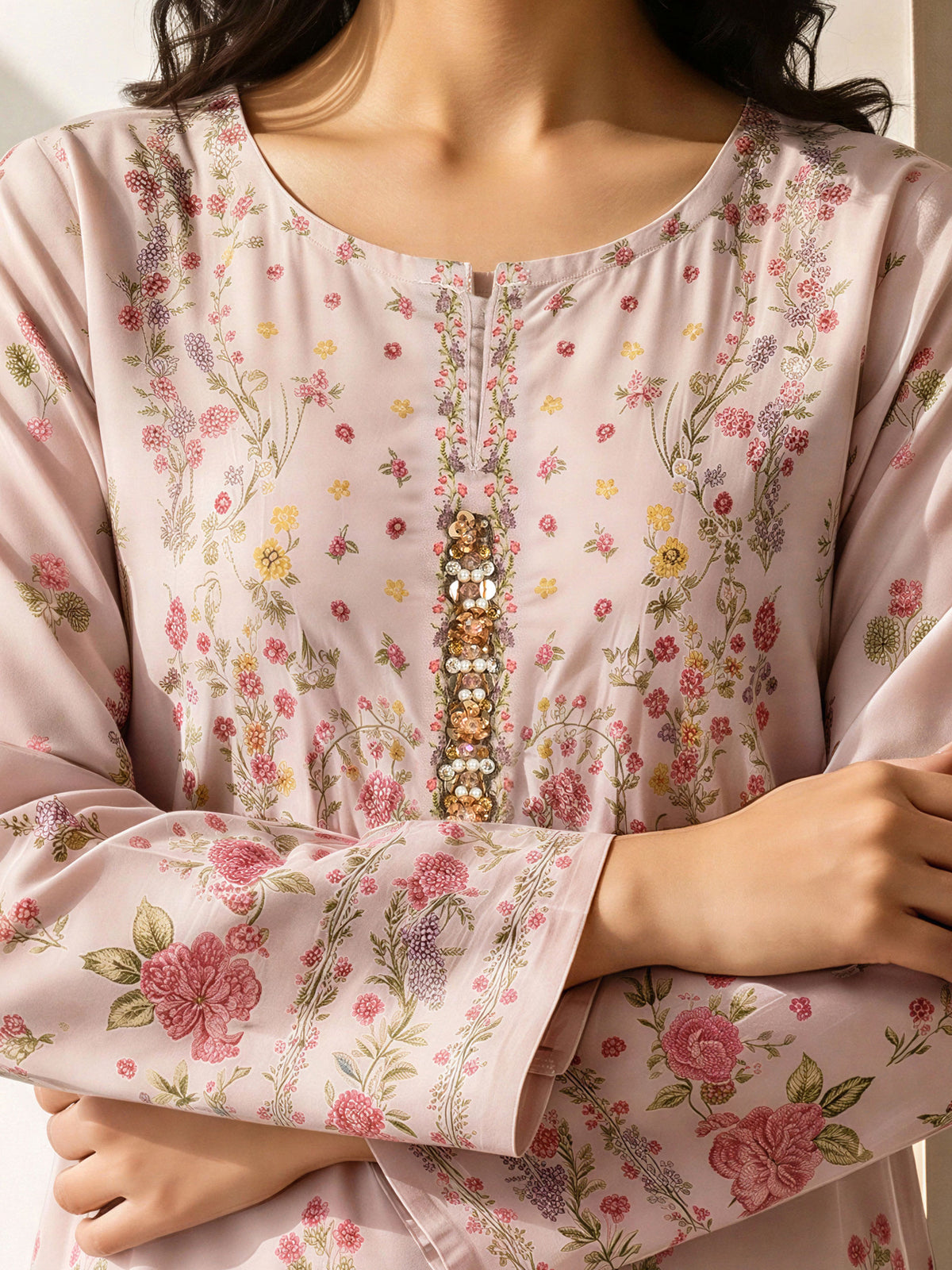 2 Piece Silk Suit (Pret)