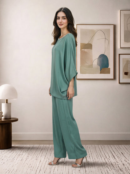 Embellished Neck Co-ord