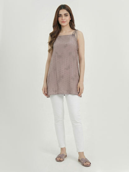 Self Jacquard Top- Embroidery