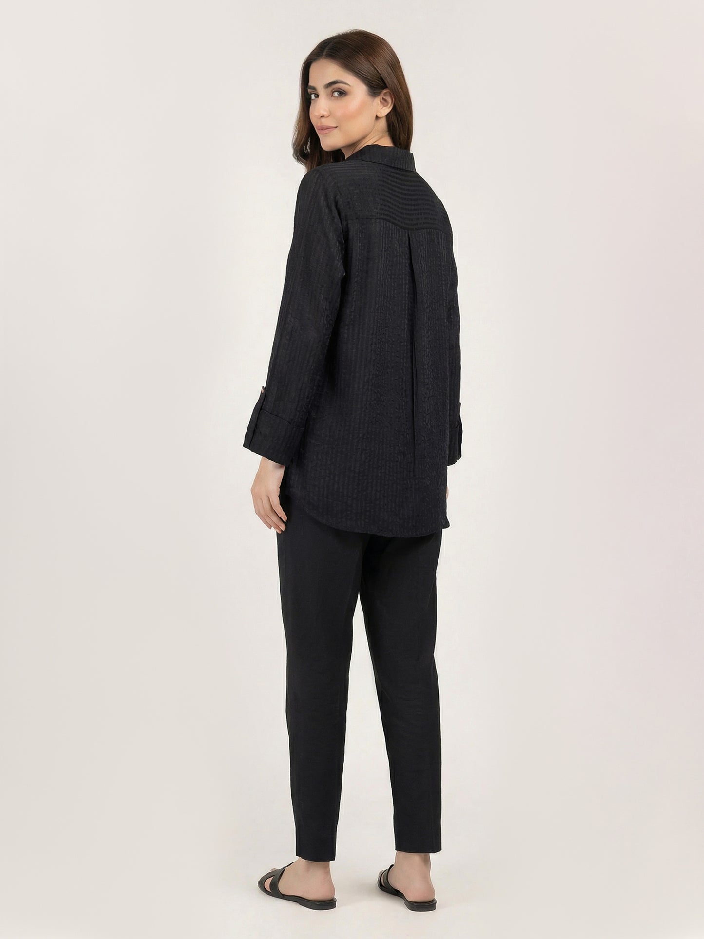 Self Jacquard Top